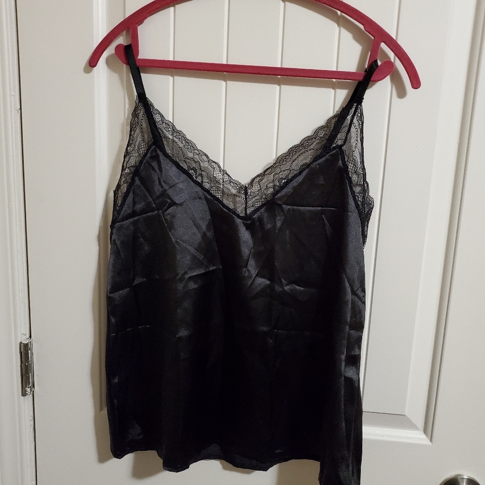 Satin cami and short sleep set